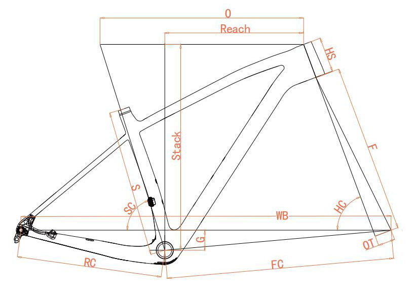 Bike geometry table